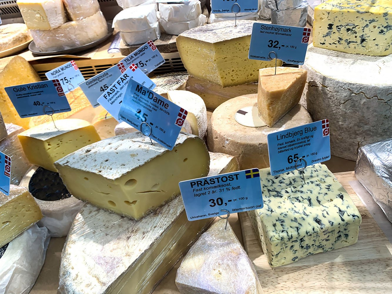 Cheese at Torvehallerne food market