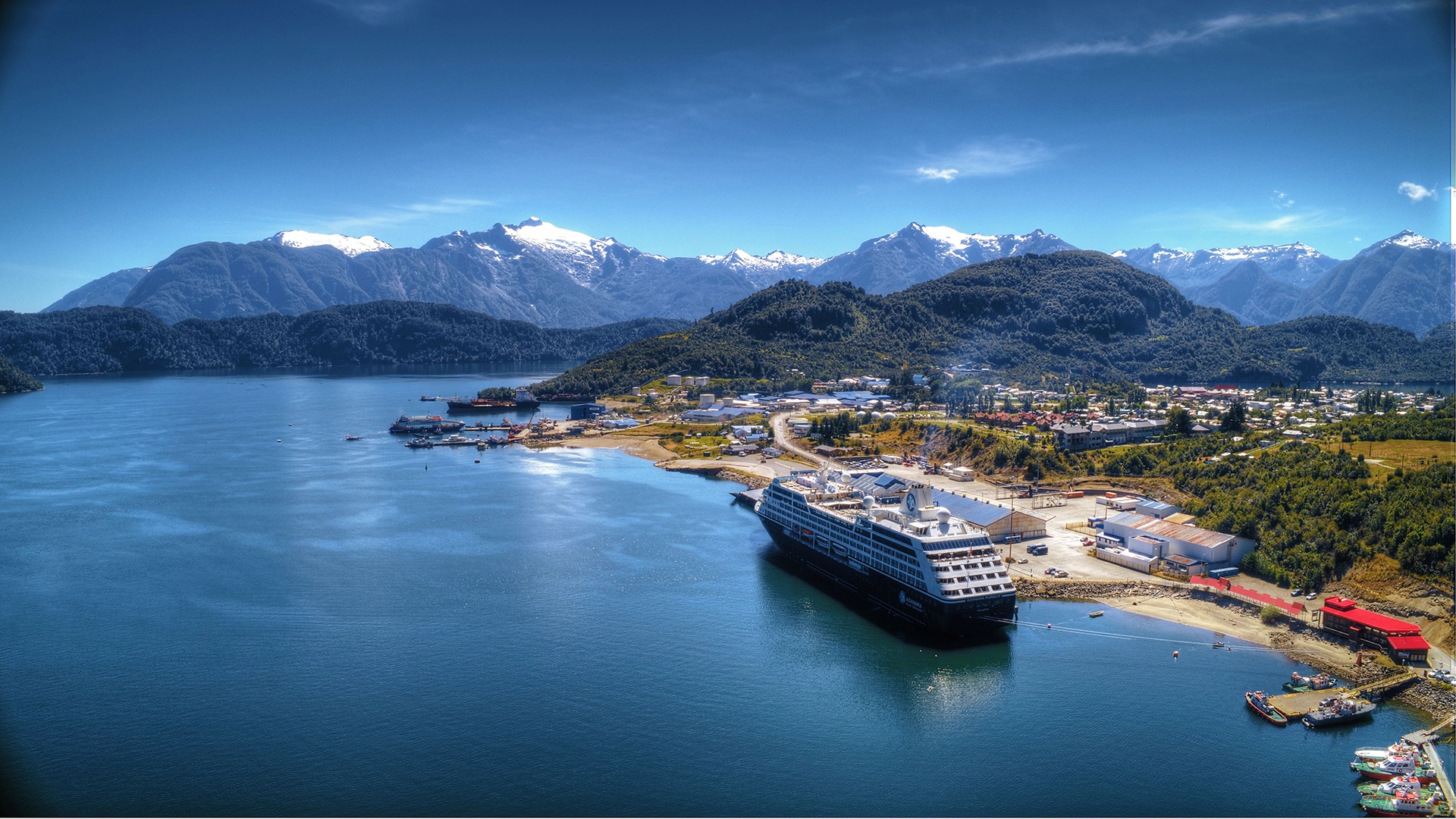 Puerto Chacabuco, Chile small port