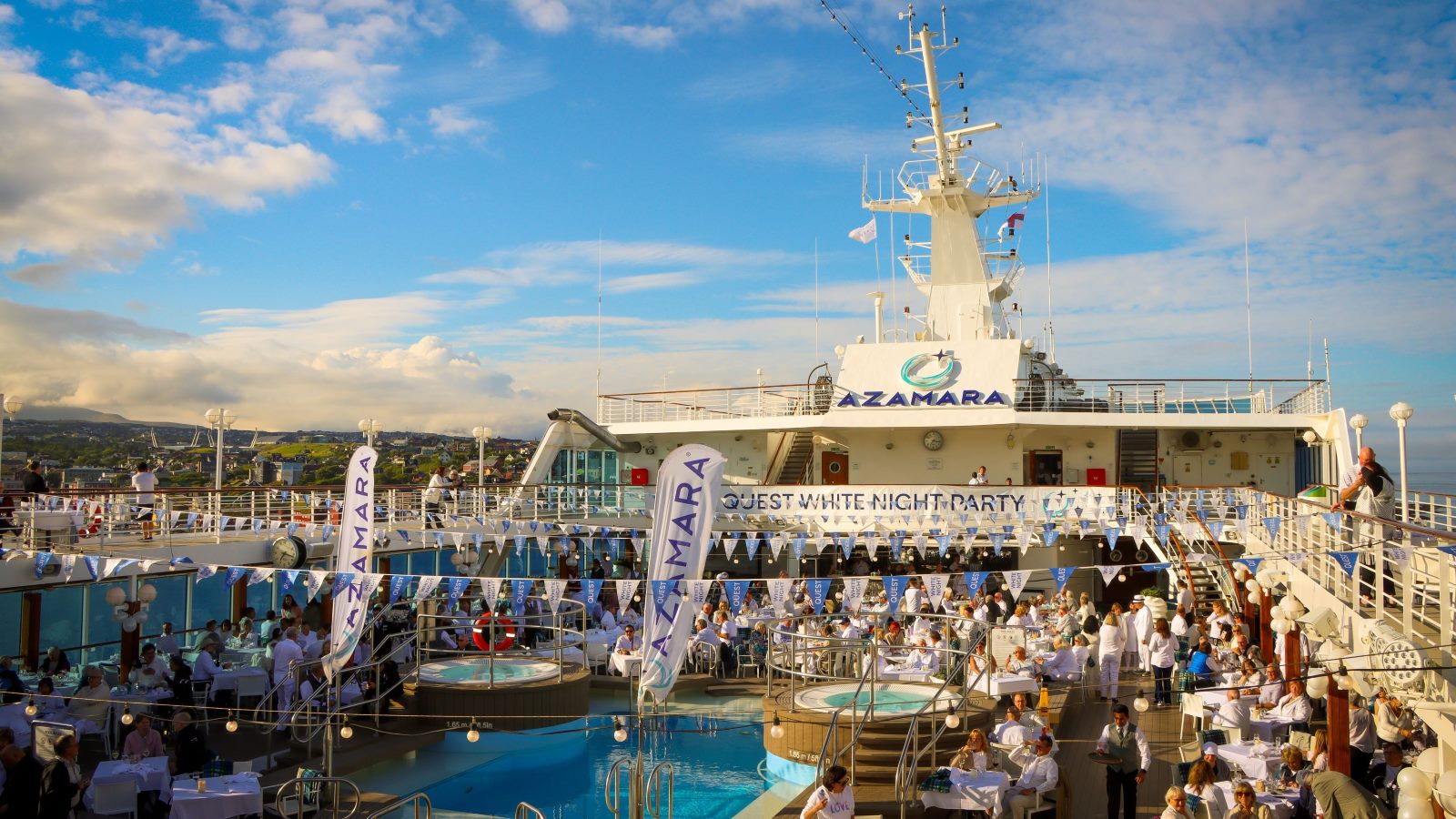 white night party at port