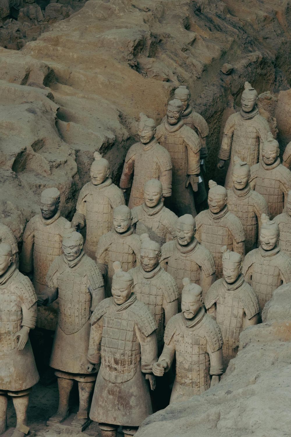 Exhibit of the Terracotta Warriors Museum, China