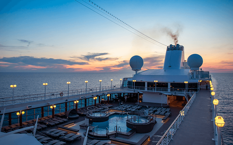 Cruise ship deck