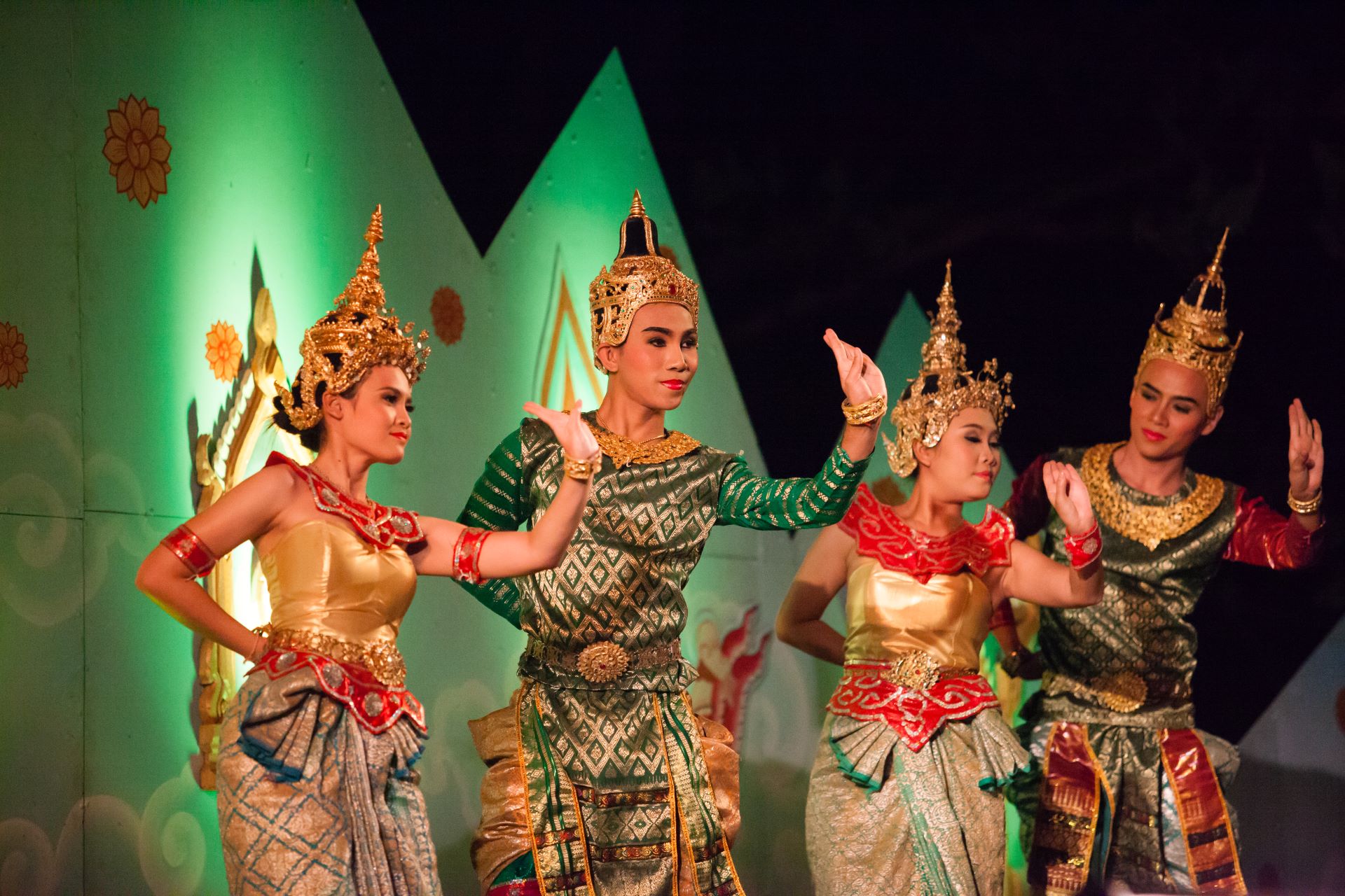 performers on stage 
