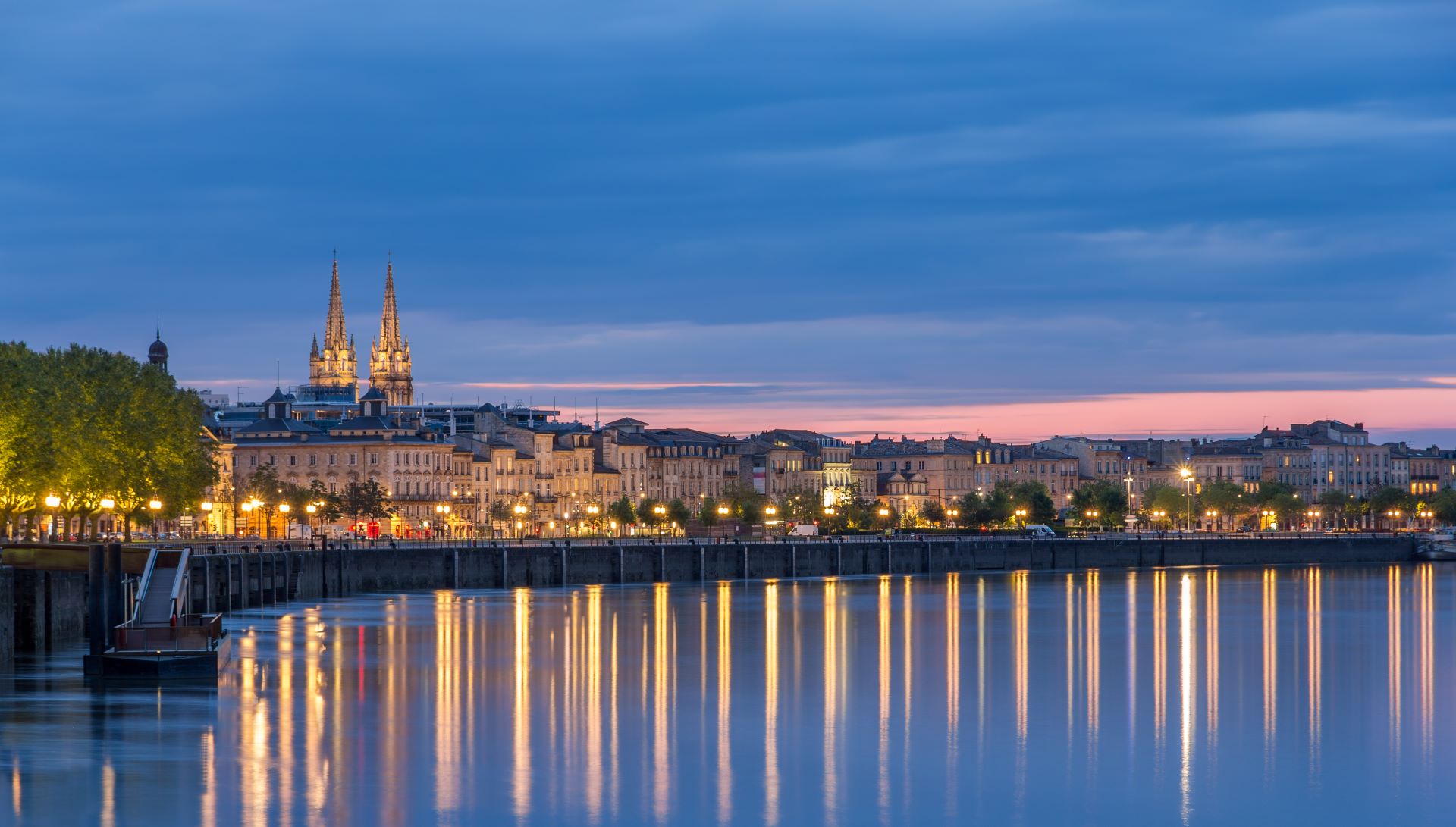 evening skyline castle