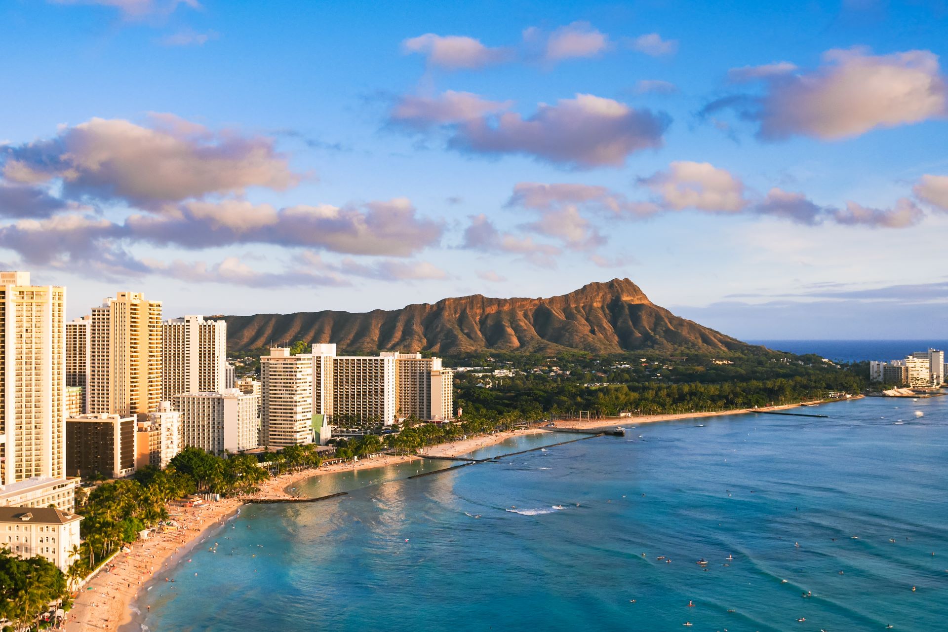 aerial shoreline view