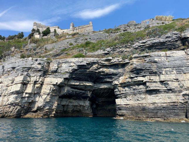 Doria Castle overlooking Portovenere’s rocky coast