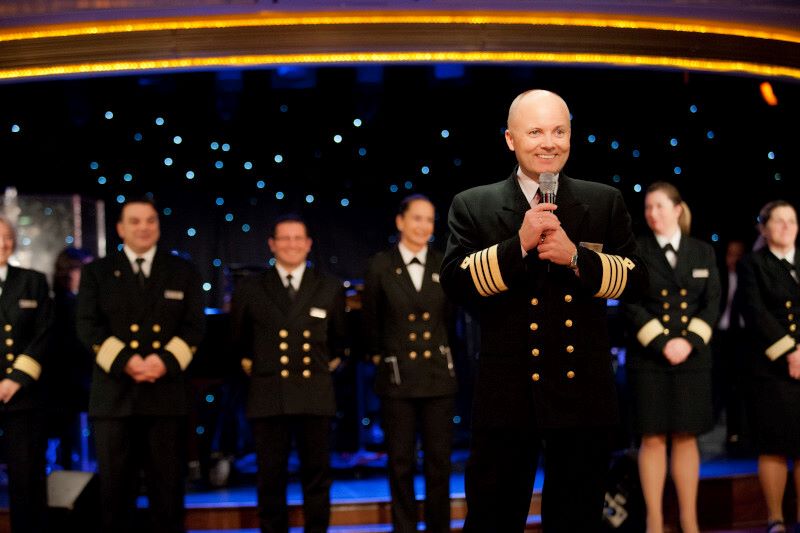 Smiling crew members