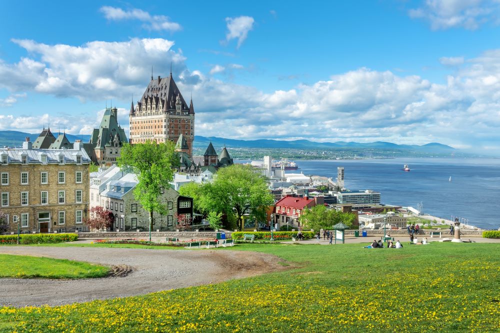 canada & caribbean cruise: montreal, quebec & barbados Map