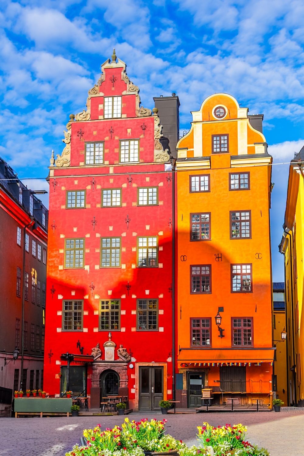 Colorful buildings in Stockholm’s Old Town