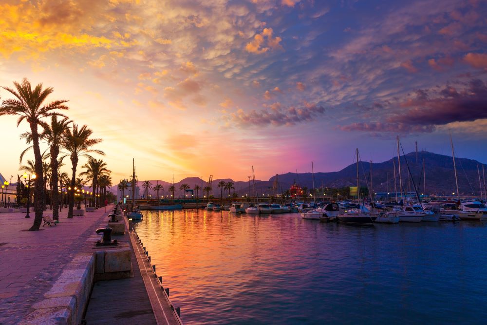 spain intensive cruise: seville, malaga & valencia Map