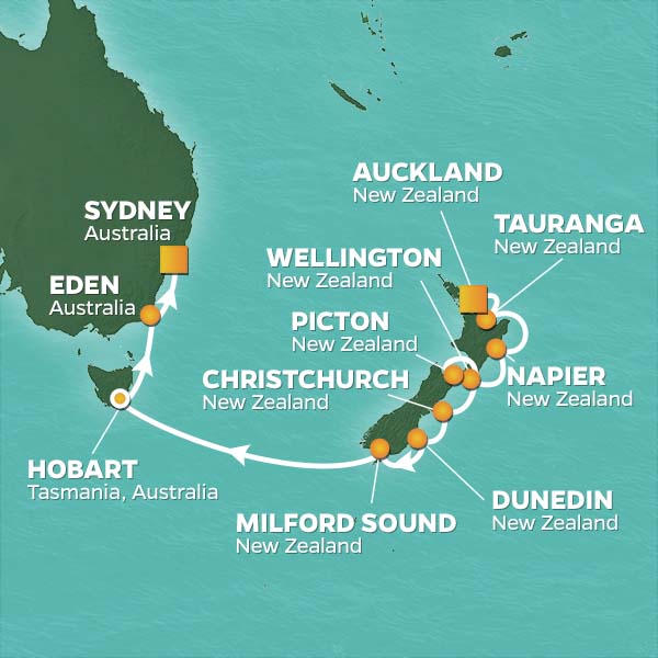 Kiwis & Koalas Itinerary