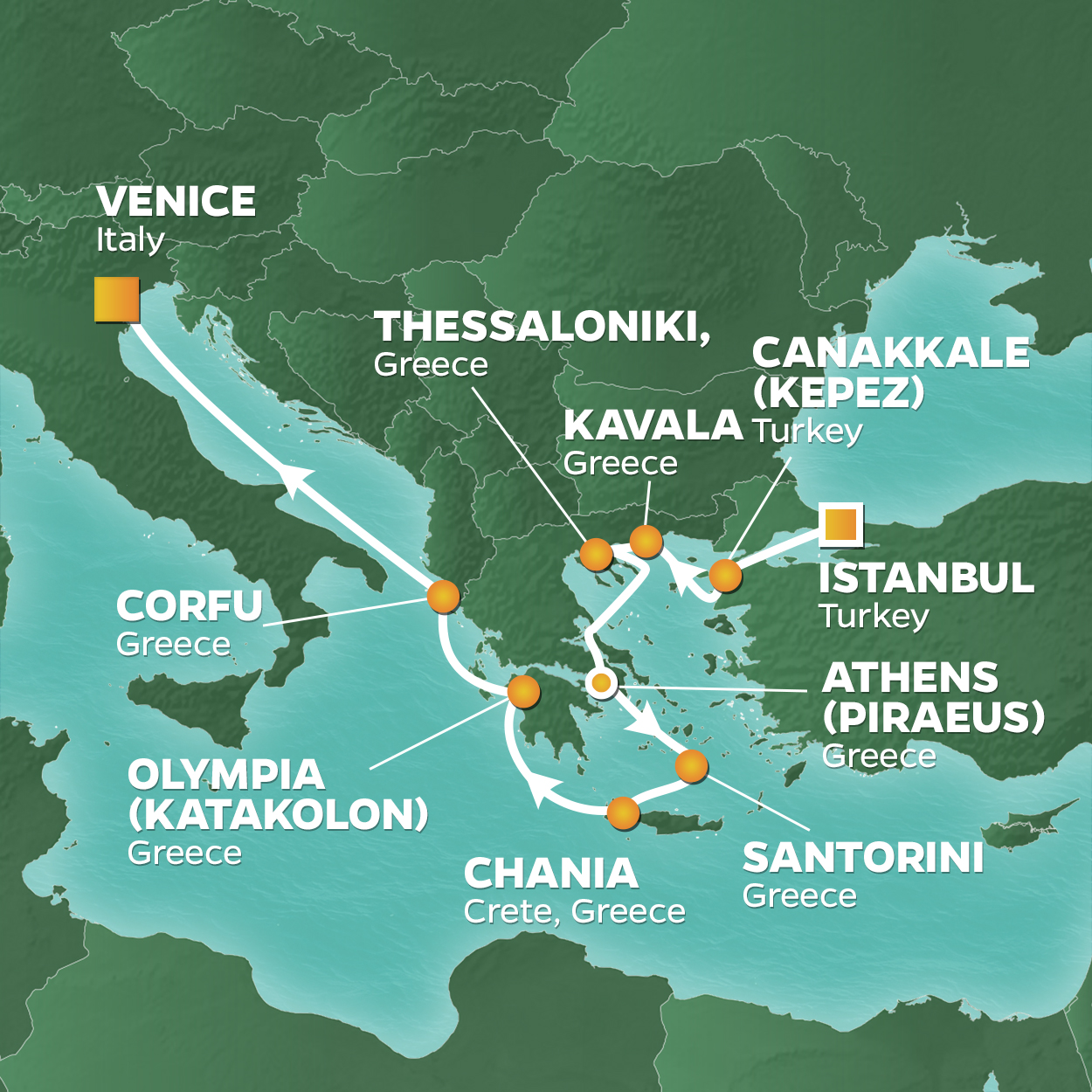 European Gems & Icons Itinerary