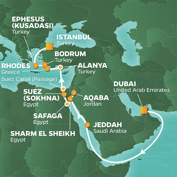 Ancient Reflections Itinerary