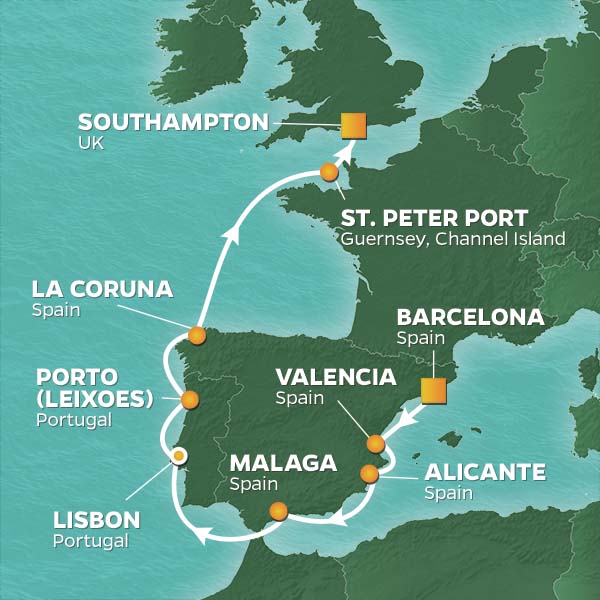 Spain & Portugal Sojourn Itinerary