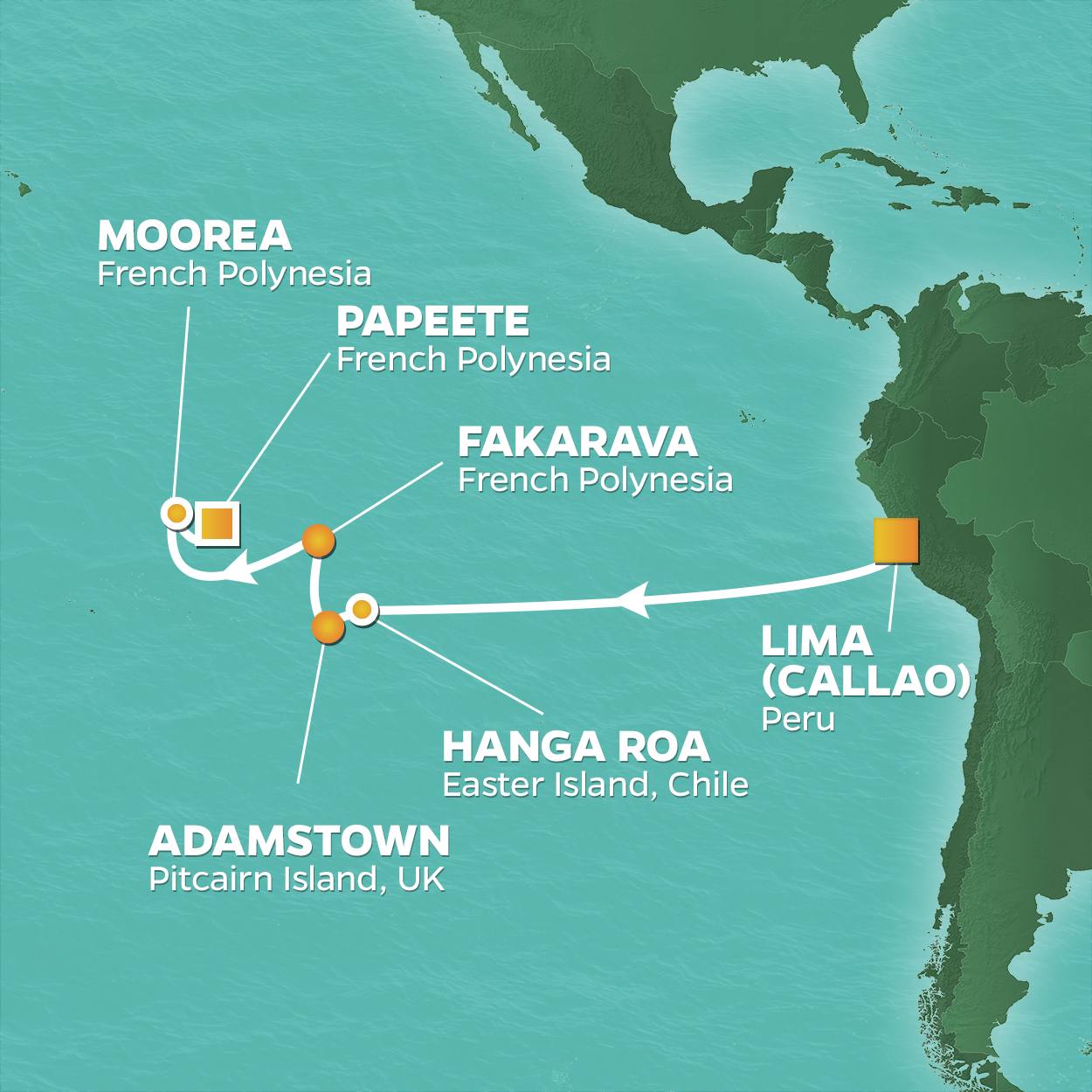 cruise map