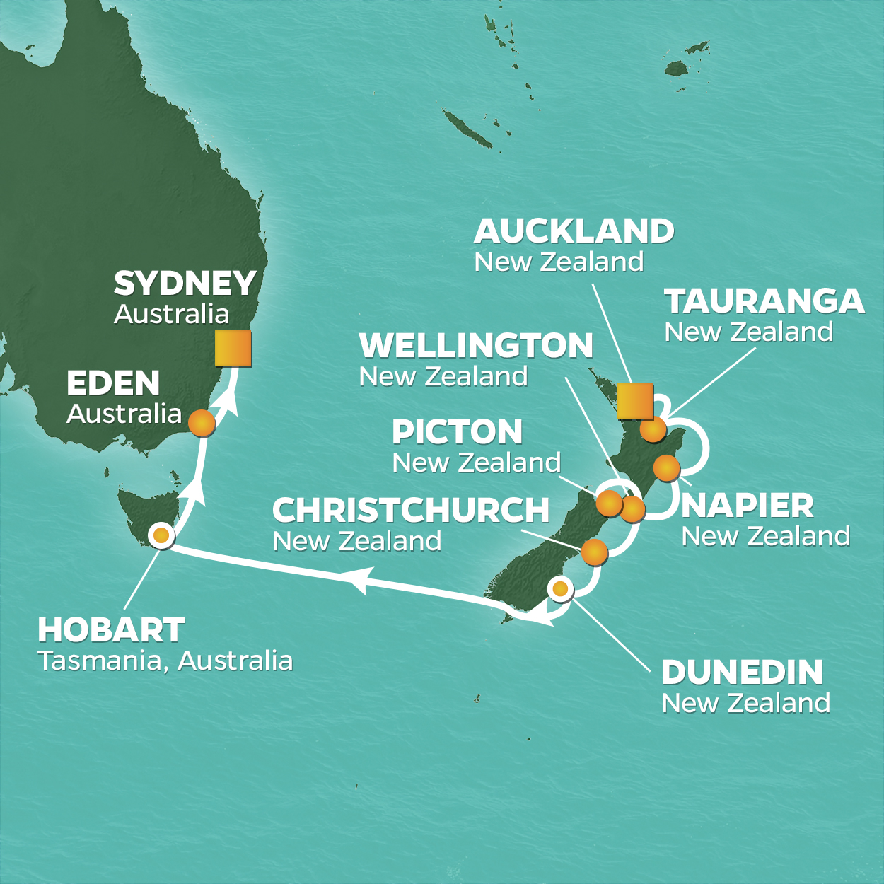 cruise map