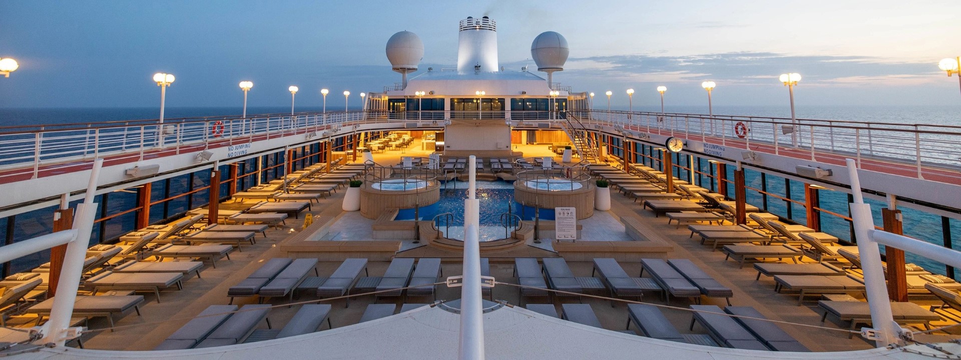 Upper Deck of Azamara Ship
