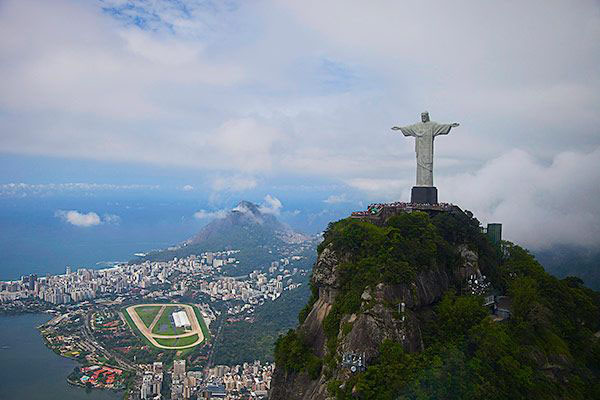 Visit Rio de Janeiro, where you’ll see the iconic Christ the Redeemer.