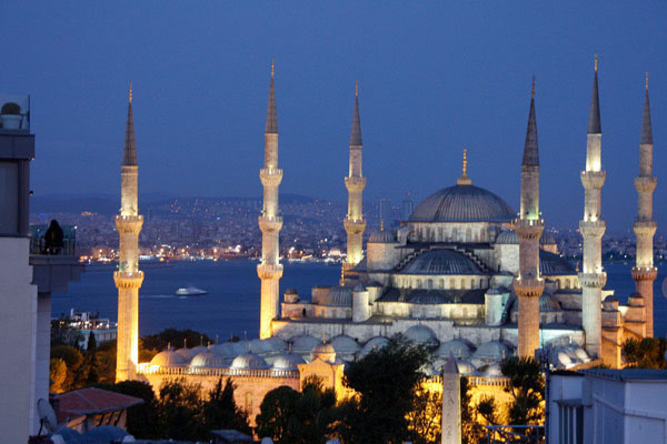 The Blue Mosque Azamara guest Diane.