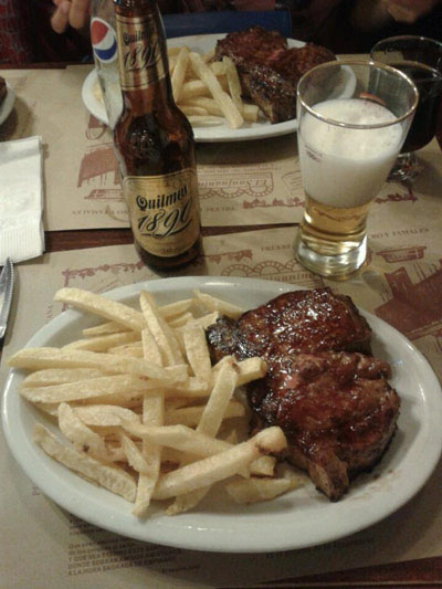 Steak and a Beverage