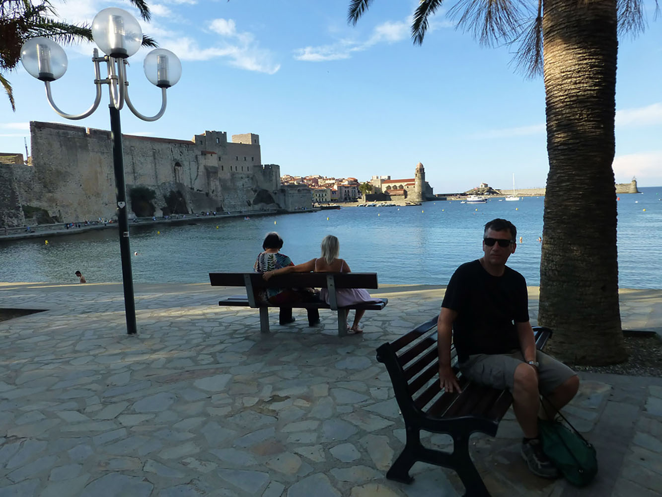 The scenic harbor of Collioure.