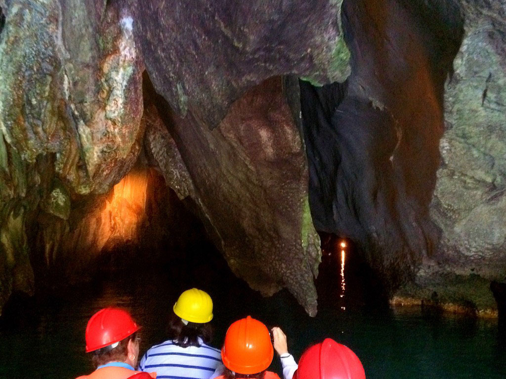 Visiting the world wonder Puerto Princesa Subterranean River with Azamara Club Cruises.