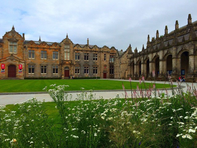 St. Andrew's University, where Prince William and Kate Middleton met.