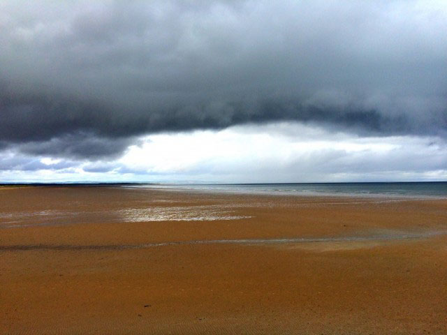 St. Andrew's Beach, where Chariots of Fire was shot.