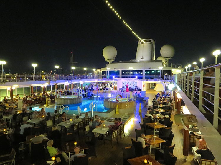 Opera Under the Stars performance on board an Azamara ship