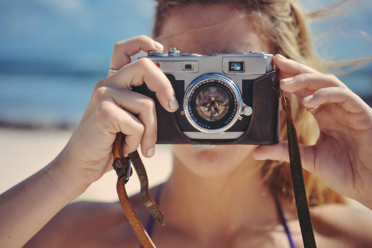person taking photo