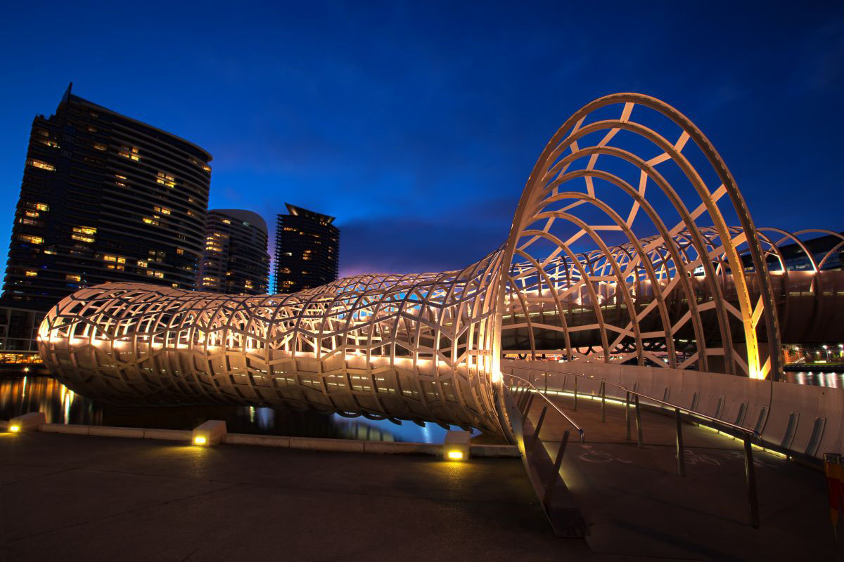Webb Bridge in Melbourne