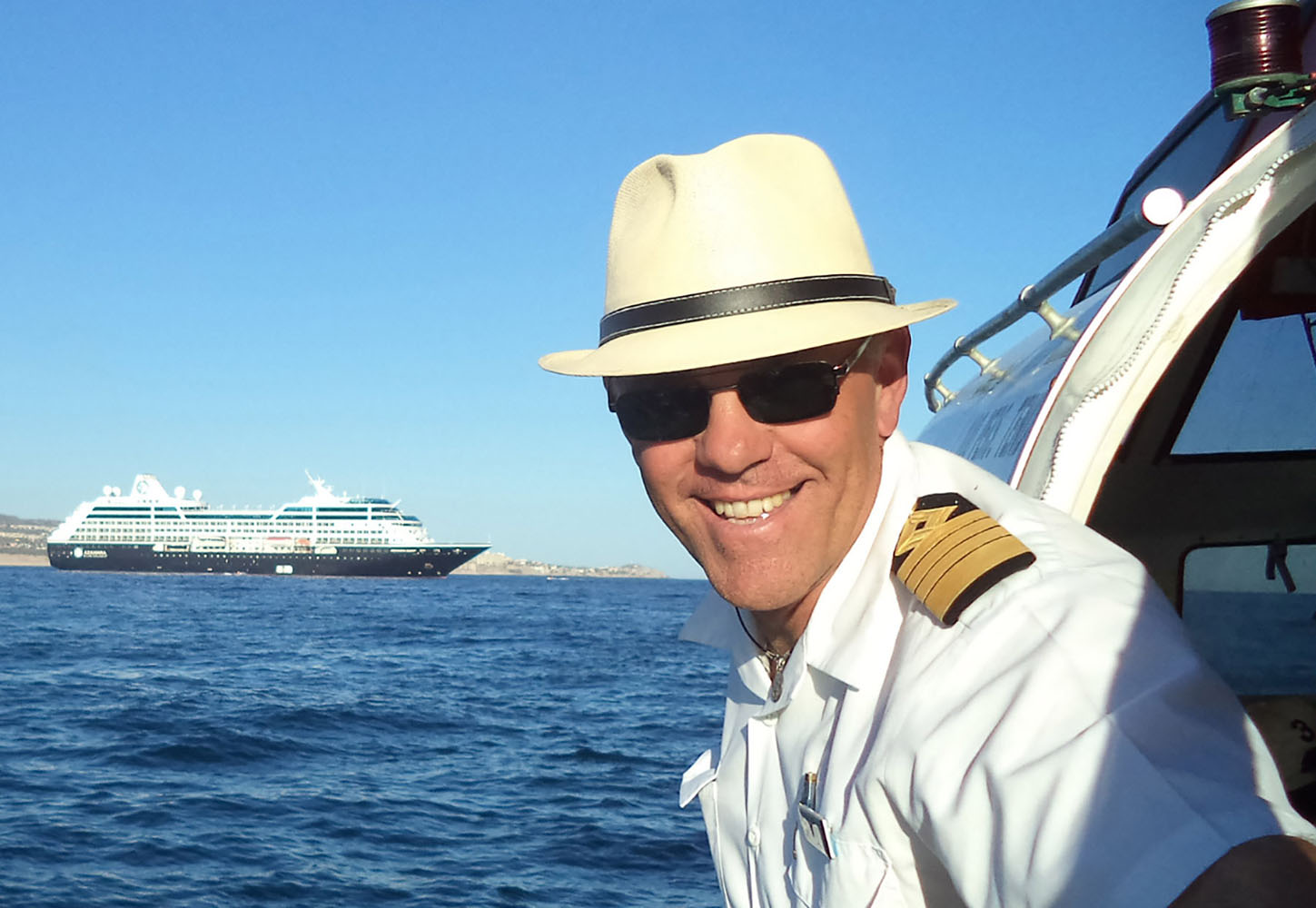 Captain Jose of Azamara Club Cruises in Cabo.