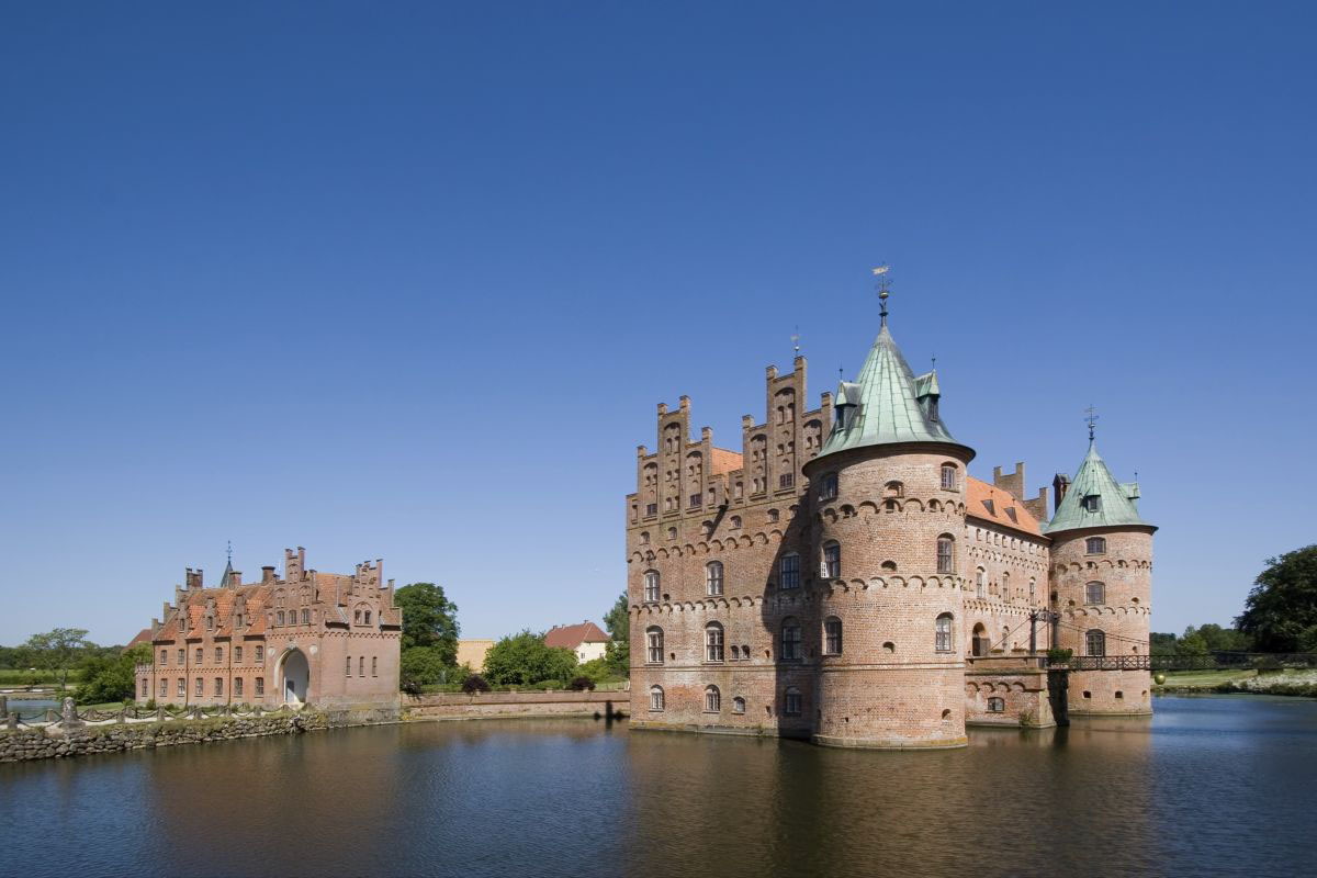 Egeskov Castle in Funen, Denmark