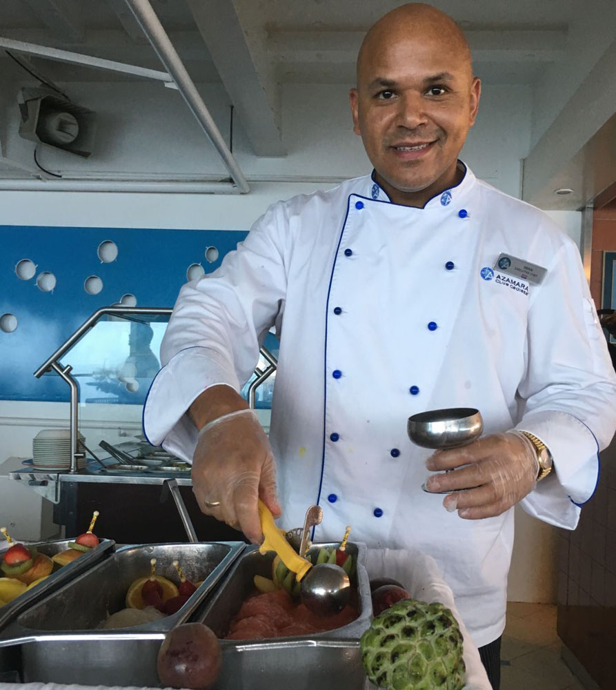 Cruise ship Chef Iwan Pennings