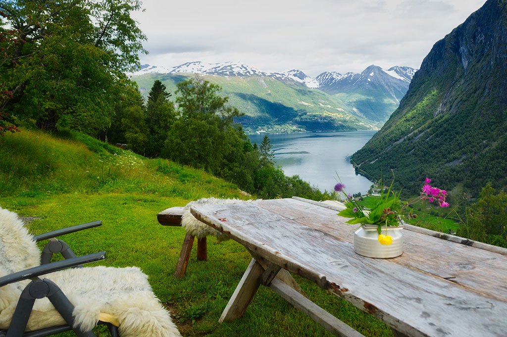 Geiranger Fjord is best seen with our shore excursions.