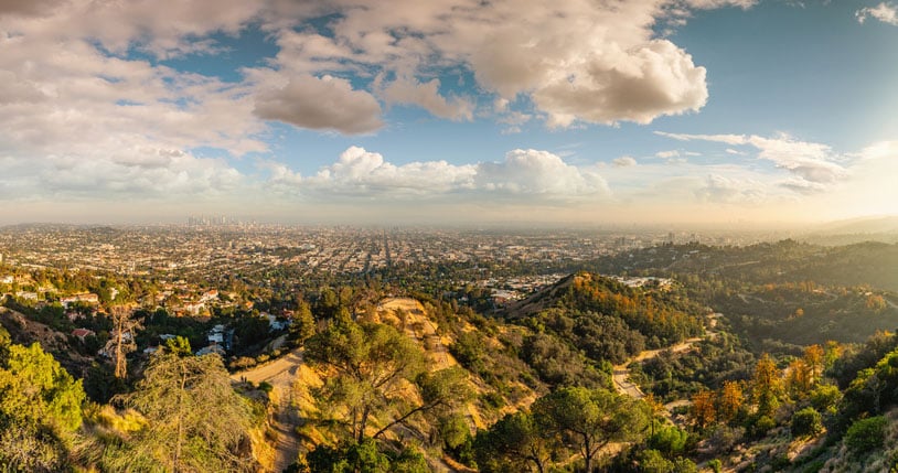 View of Los Angeles from Griffith Observatory