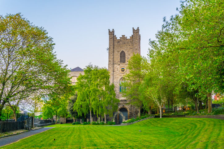 Saint Audoen church in Dublin, Ireland