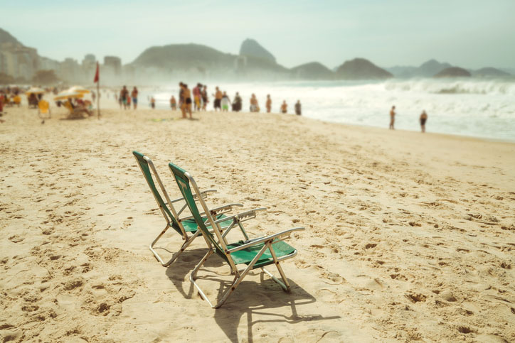Copacabana beach, Rio de Janeiro, Brazil