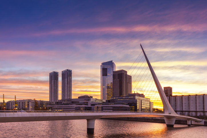 Sunrise at Puerto Madero, Buenos Aires, Argentina
