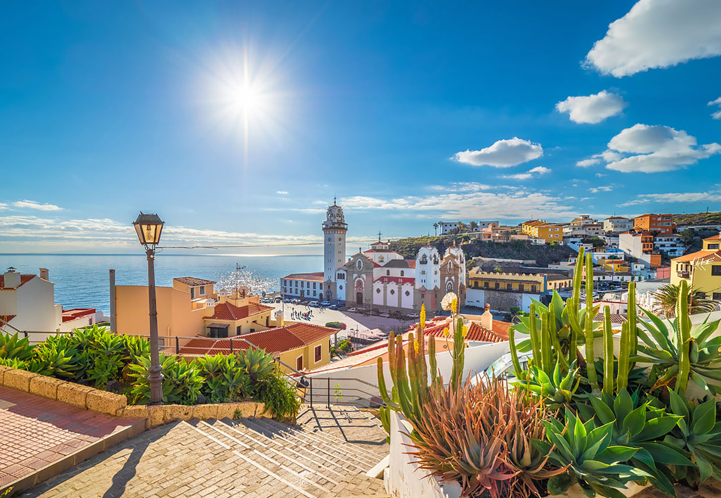 Candelaria town on Tenerife, Canary Islands, Spain