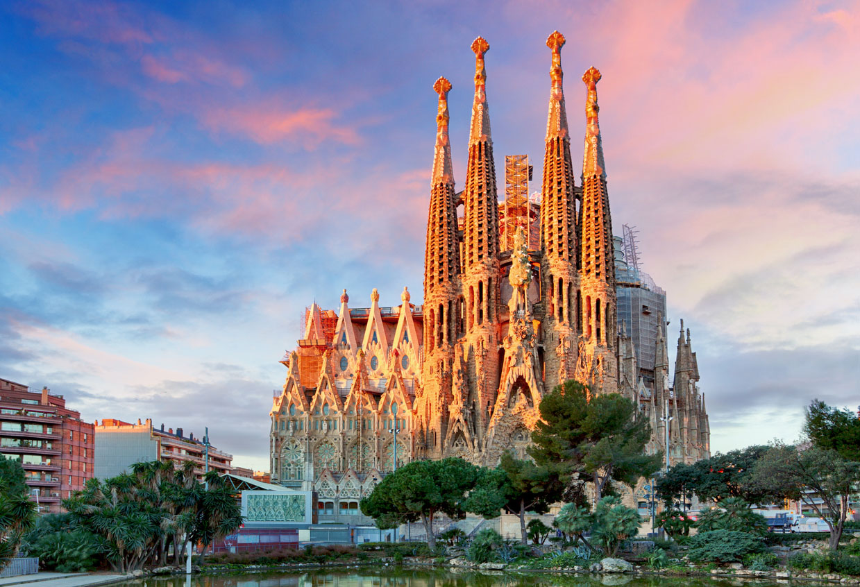 Sagrada Familia basilica in Barcelona