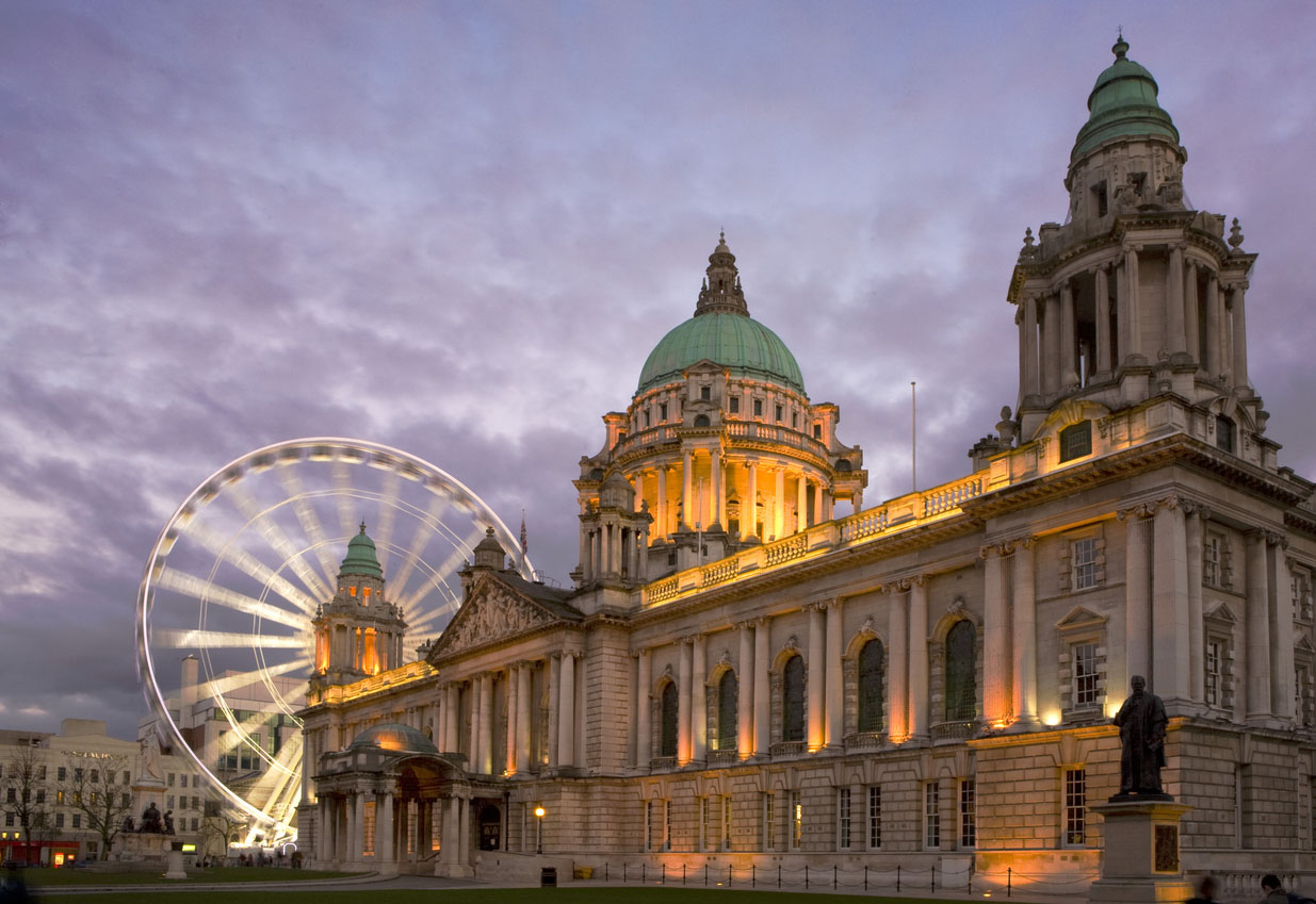 The City Hall Belfast and the 'Belfast Eye'
