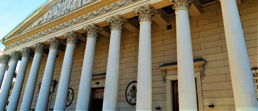 Facade of the Buenos Aires Metropolitan Cathedral