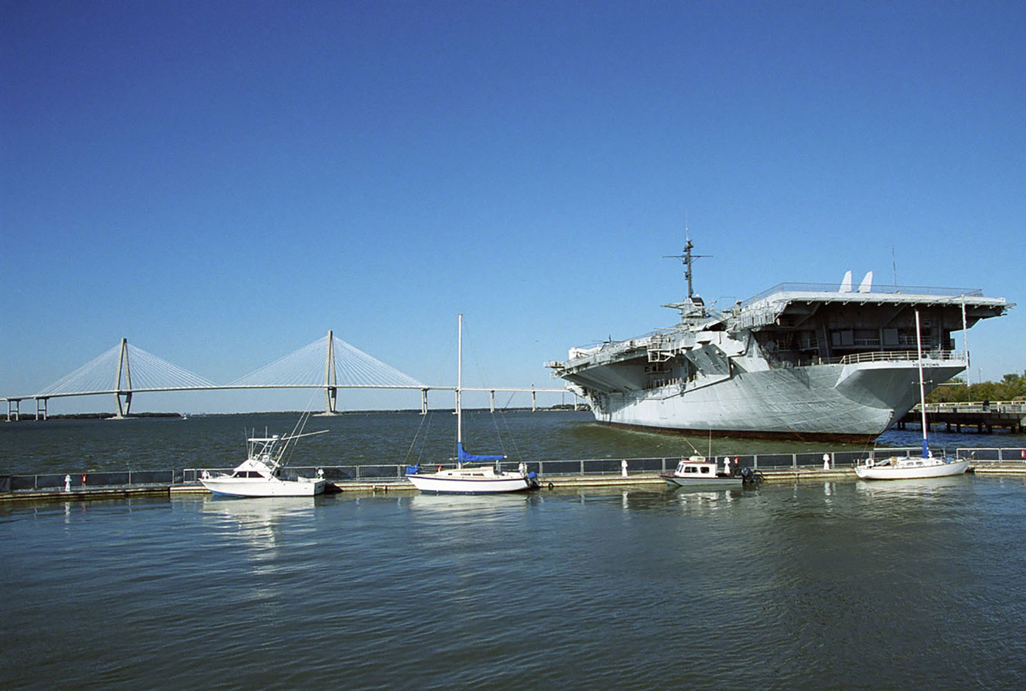 The USS Yorktown in Charleston, South Carolina