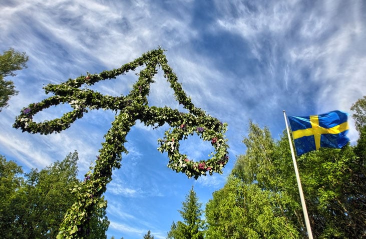 Midsummer celebrations in Stockholm, Sweden