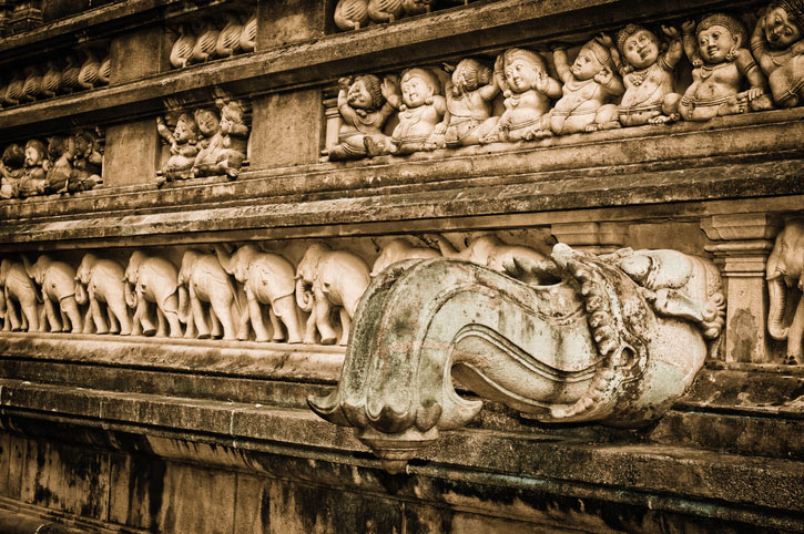 An ancient temple at Kelaniya
