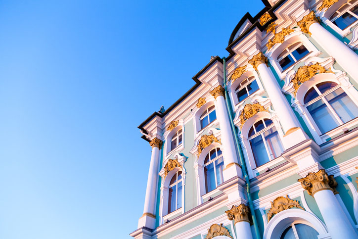 The Hermitage in St. Petersburg, Russia