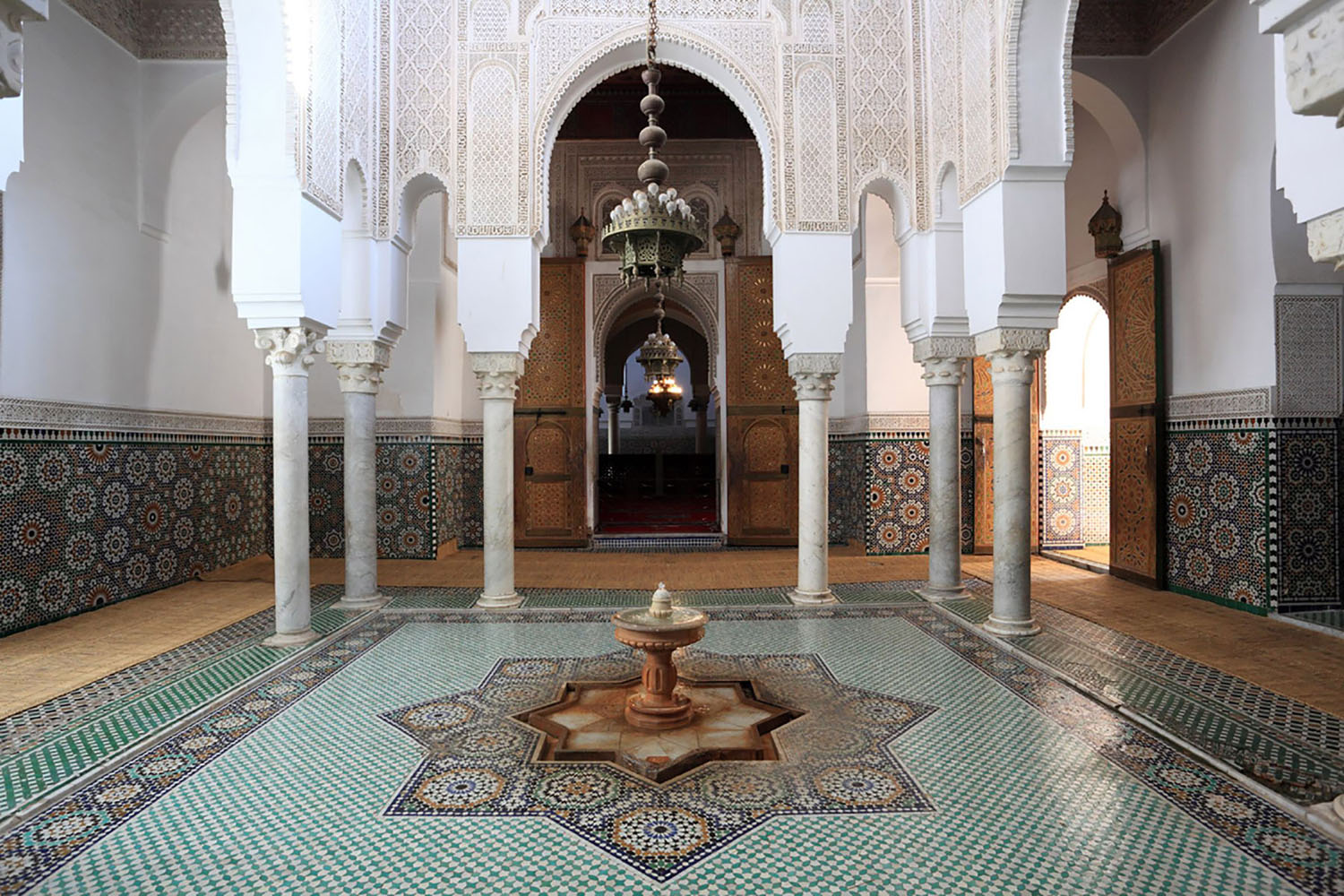 Mausoleum of Moulay Ismail in Meknes, Morocco