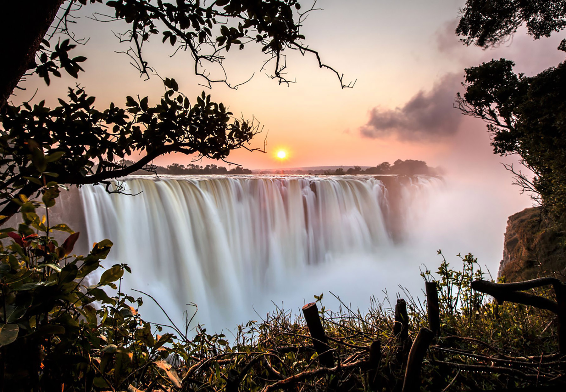 Sunrise at Victoria Falls