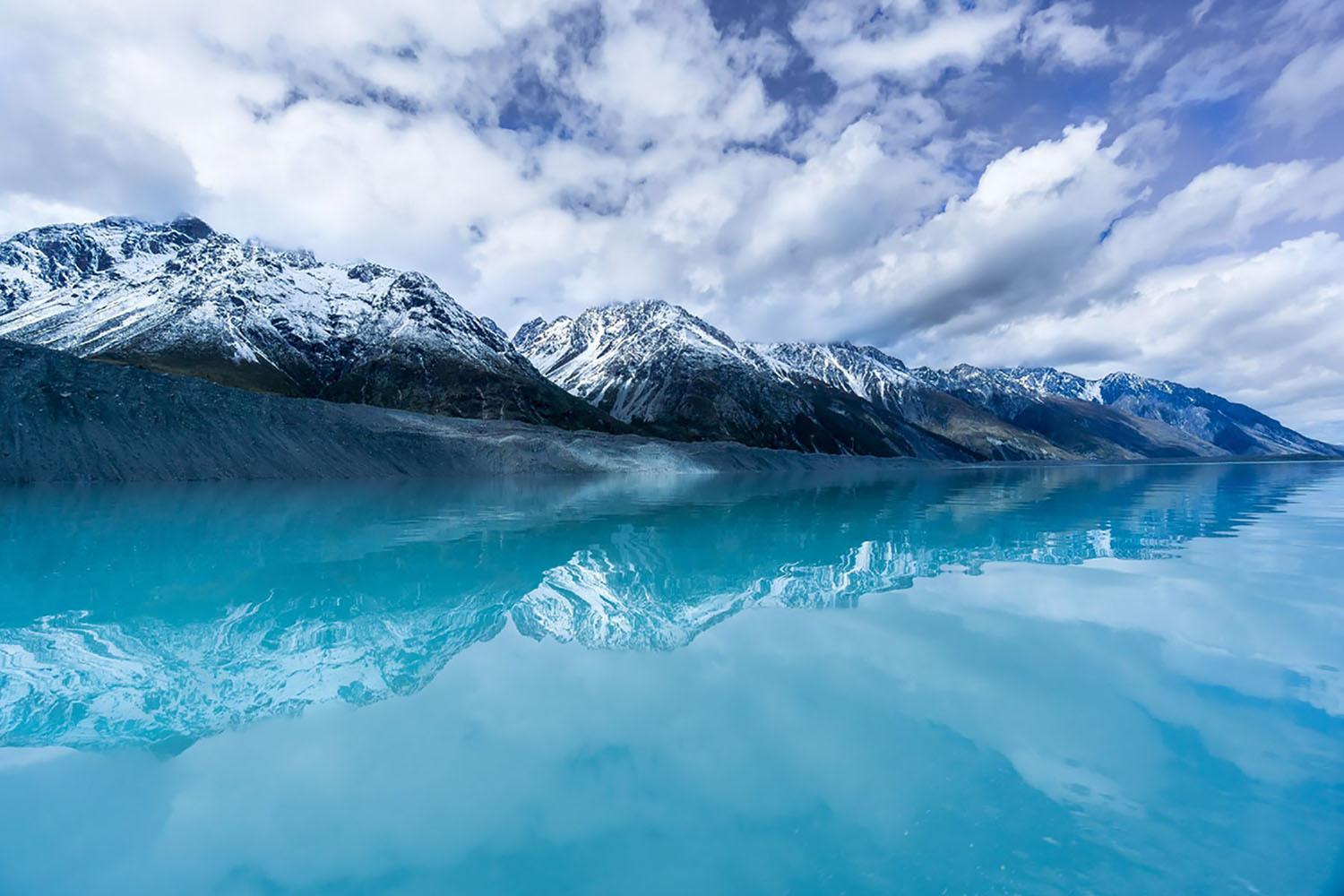 Tasman Glacier Aoraki Mount Cook National Park