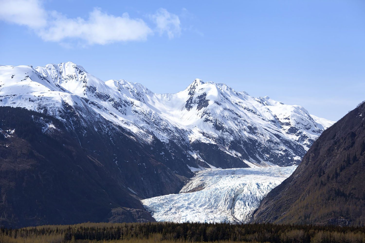 Davidson Glacier near Glacier Point in Southeast Alaska